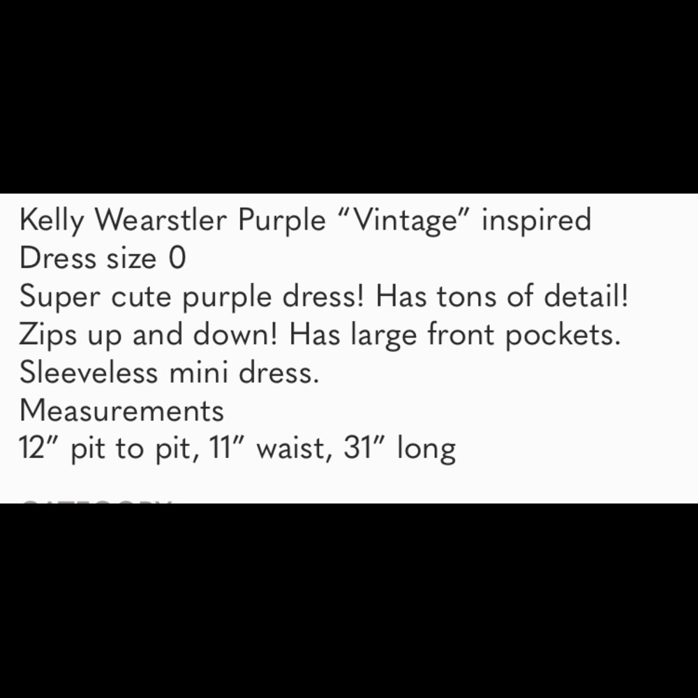 $485. Kelly Wearstler Purple Mineral wash  Gena mini 👗“Vintage” Dress size 08 - Picture 4 of 14